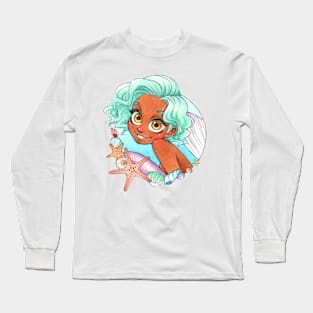 Seashell Mermaid Long Sleeve T-Shirt